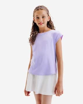 decathlon Kuikma - Girls Stretchable Tennis T-Shirt-picture-30