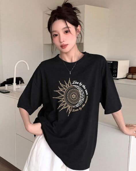Buda Jeans Co Women Graphic Printed Top