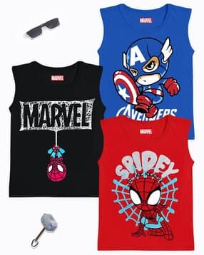 kuchipoo Men Pack of 3 Printed Regular Fit T-Shirt-picture-13