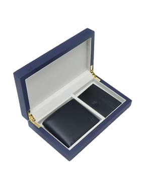 brooks brothers Men Classic Leather Wallet & Card Holder Gift Set-picture-53