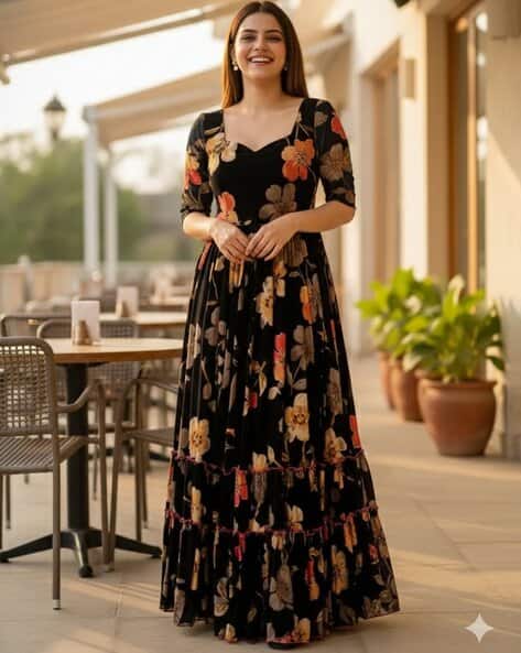chinese dress ladies Buy Latest Indian Gown dress Online Shopping For Women– Joshindia main image 1