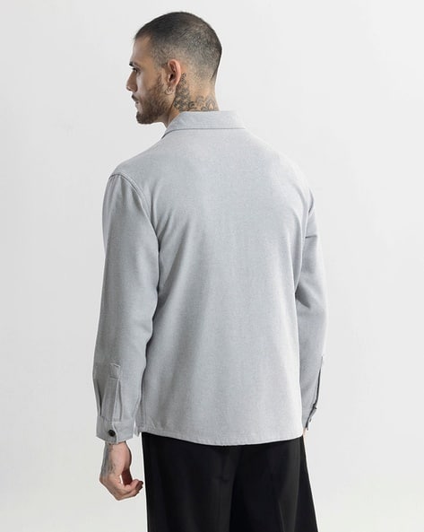 SNITCH Relaxed Fit Shirt with Flap Pockets - Image 3