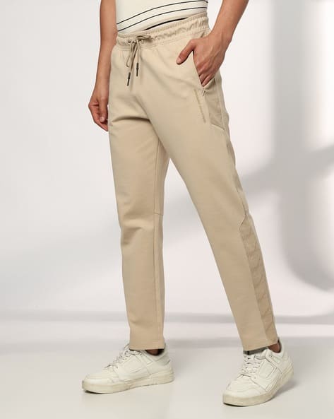 Teamspirit Men Patterned Panel Straight Track Pants Offers & Cashback
