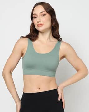 yousta Women Ribbed Lightly-Padded T-Shirt Bra-picture-11