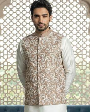 jompers Embroidered Nehru Jacket-picture-51