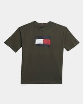 tommy hilfiger Boys Logo Regular Fit Cotton T-Shirt-picture-12