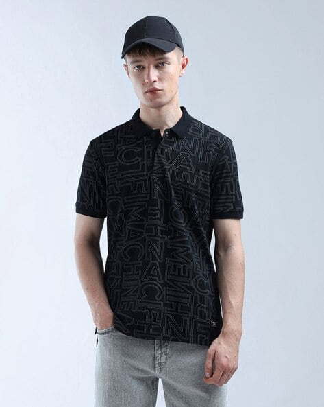 FLYING MACHINE Pure Cotton Essentials Polo Shirt