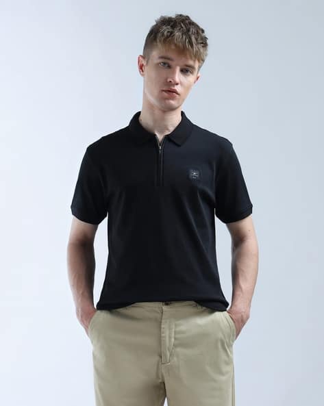 FLYING MACHINE Solid Essentials Polo Shirt