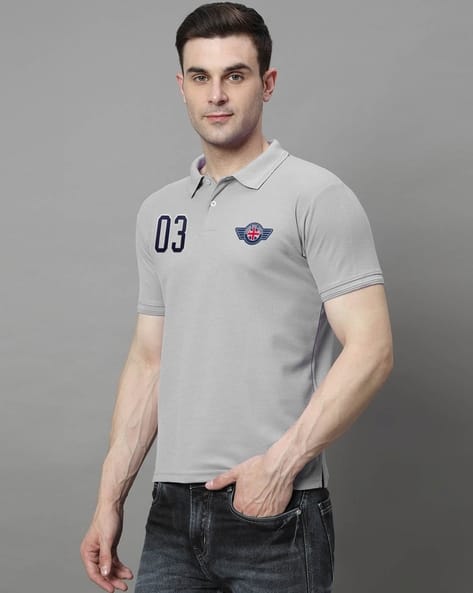 Buda Jeans Co Men Regular Fit Polo T-Shirt