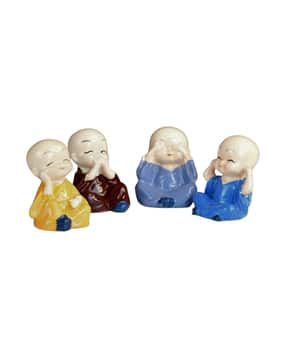 Set of 4 Baby Monk Resin Figurines-image-23