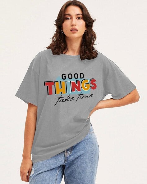 Buda Jeans Co Women Printed Round-Neck T-Shirt