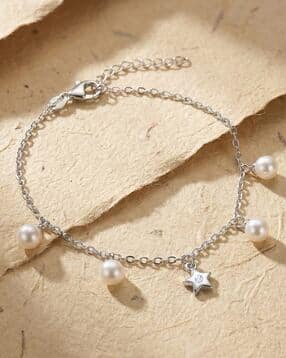 touch925 925 Silver Pearl Charm Bracelet-picture-27