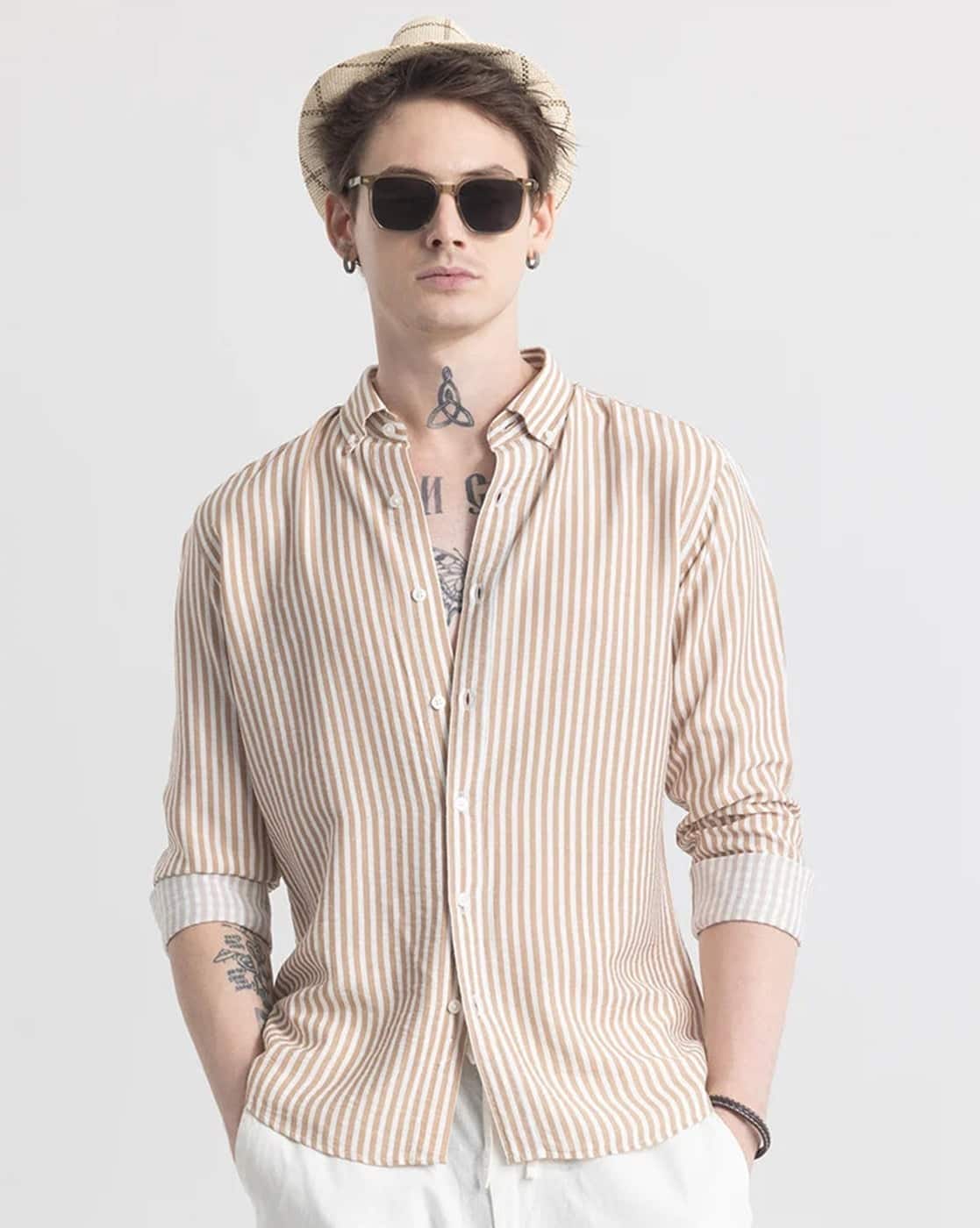 Snitch Men Slim Fit Button-Down-Collar Shirt — image 1 of 8