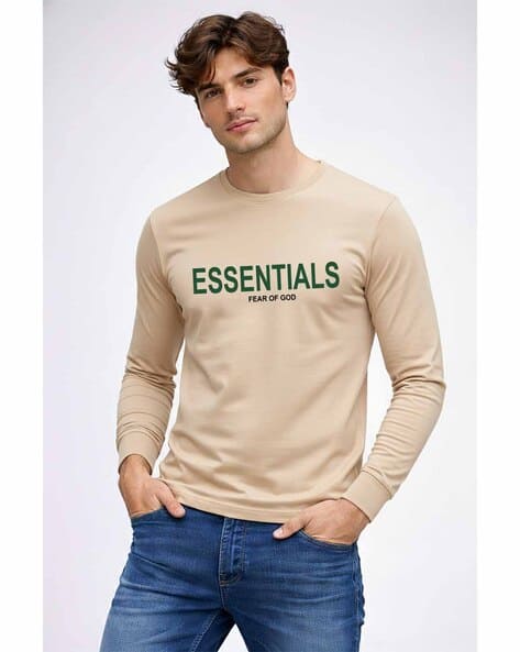 Buda Jeans Co Men Printed Regular Fit Crew-Neck T-Shirt