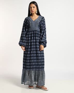 Women Boho Raglan Sleeves Dress-image-17
