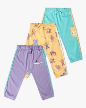 inf frendz Boys Pack of 3 Printed Cotton Joggers-picture-40