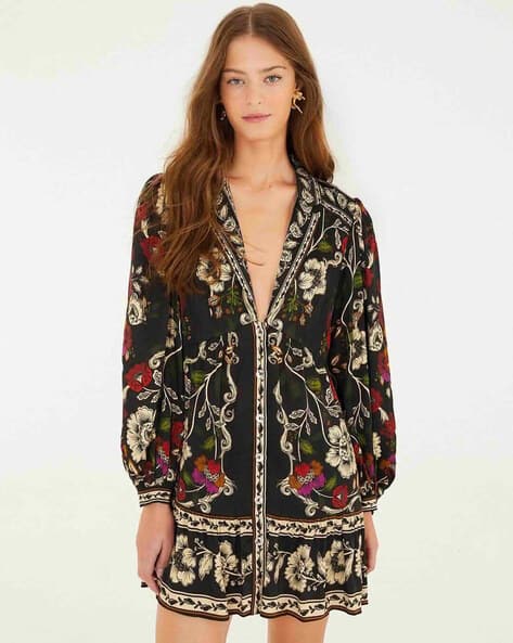 Buy Black Dresses for Women by FARM RIO Online | Ajio.com