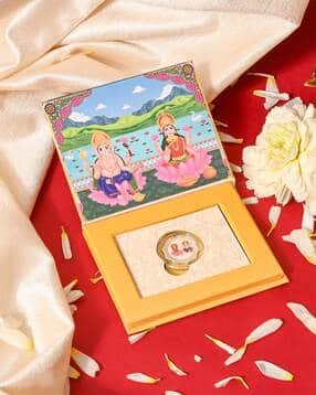 999 Silver Lakshmi Ganesha Coin Box-image-13