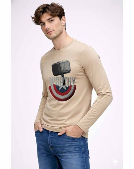 Buda Jeans Co Men Printed Regular Fit T-Shirt