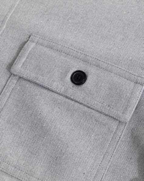 SNITCH Relaxed Fit Shirt with Flap Pockets - Image 8