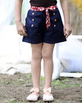 cutiekins Girls Regular Fit Flat-Front Shorts-picture-27