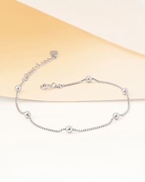 touch925 925 Sterling Silver Tiny Bead Bracelet-picture-14