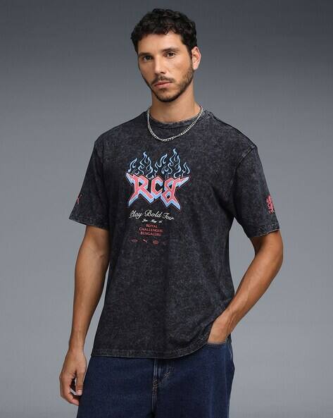 PUMA x RCB 2026 Men's Printed Vintage Tee