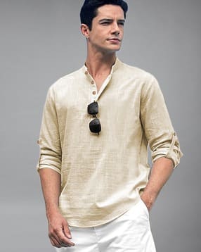 lenia Men Slim Fit Shirt Kurta-picture-42