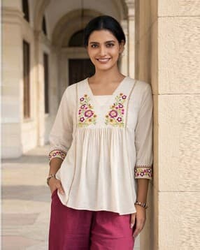 Relaxed Fit Embroidery Shirt-image-30