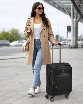 delsey paris Unisex 360 Degree Rotating Soft Body Trolley Bag-picture-39
