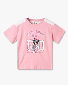 rio girls Girls Minnie Print Oversized Round-Neck T-Shirt-picture-47