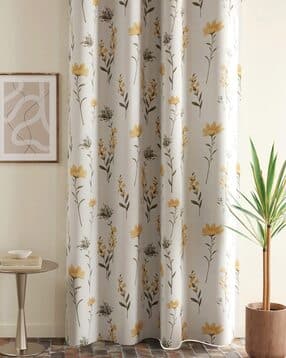 huesland 7 feet Long 1 Piece Bohemian Eyelet Door Curtain with Tassels -picture-25