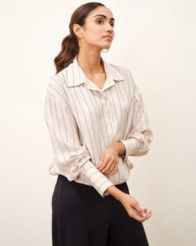 and Women Striped Regular Fit Shirt-picture-26