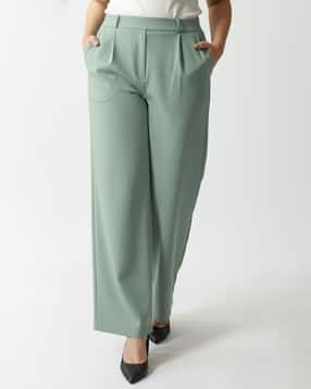 Women High-Rise Loose Trousers-image-37