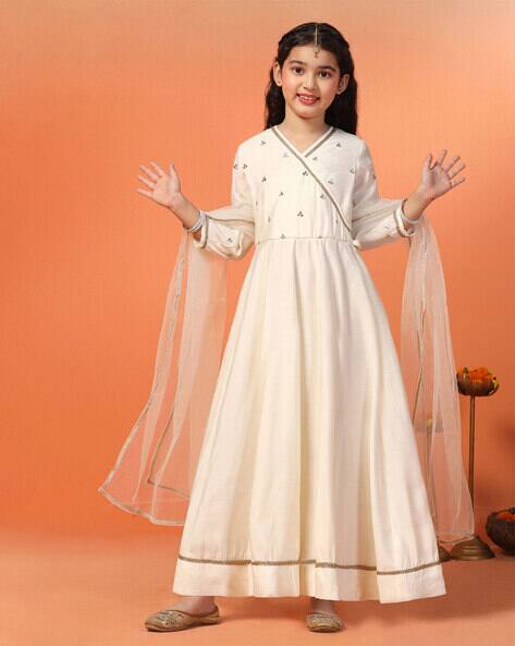 Buy FASHION DREAM Girls Embellished A-Line Dress Online | Ajio.com Buy FASHION DREAM Girls Embellished A-Line Dress Online | Ajio.com
