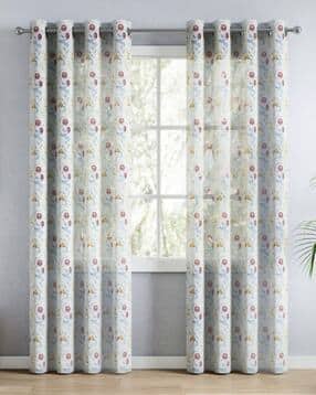 haus & kinder Printed Pack of 2 Door Curtain-picture-0