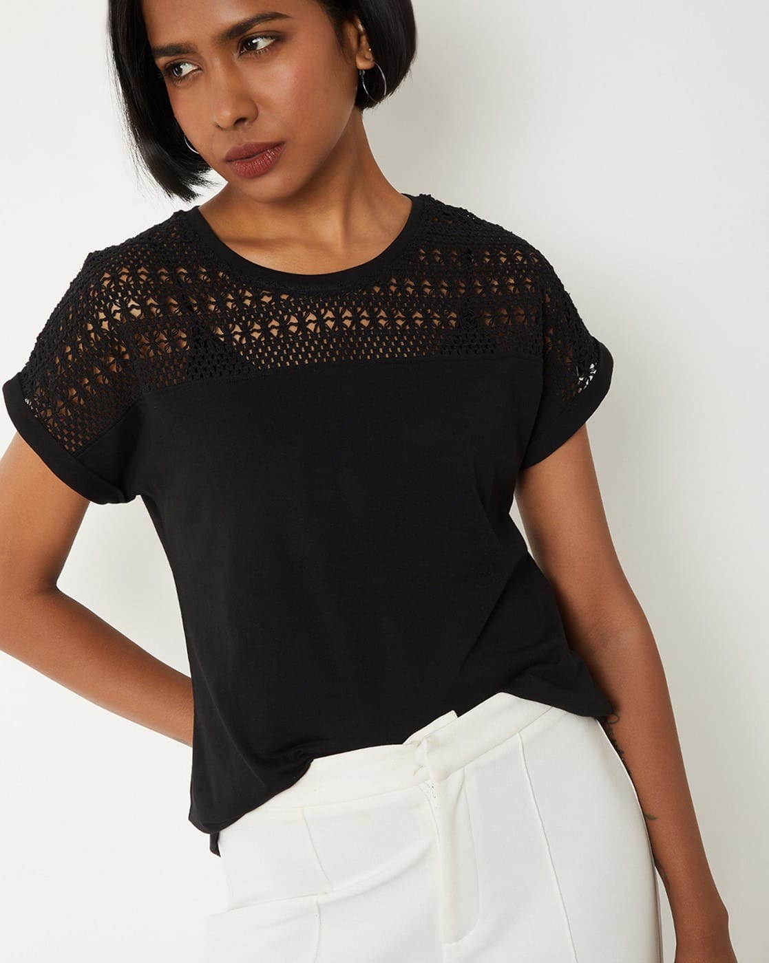 Buy BLACK Tops for Women by MAX Online | Ajio.com