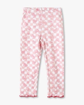kg frendz Girls Printed Rib Basic Leggings-picture-16