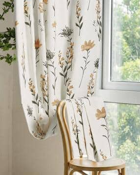 huesland 8 feet Long 1 Piece Bohemian Eyelet Long Door Curtain with Tassels-picture-53