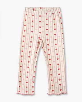 kg frendz Girls Printed Rib Basic Leggings-picture-31