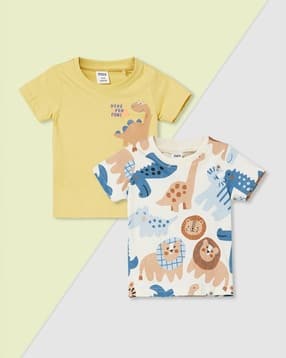 max Boys Printed T-Shirt - Pack of 2-picture-39