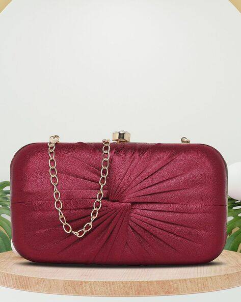 Lavie Box Clutch with Chain Strap