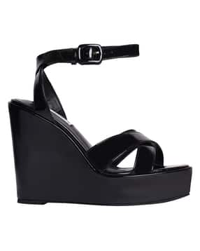 Women Pinnacle-In Criss-Cross Strap Wedges-image-43