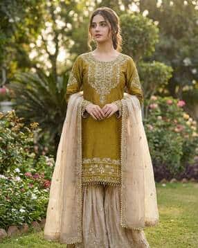 nyrika Women Embroidered 3-Piece Suit Set-picture-41