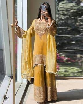 pmd fashion Women Embroidered Straight Kurta Set-picture-27