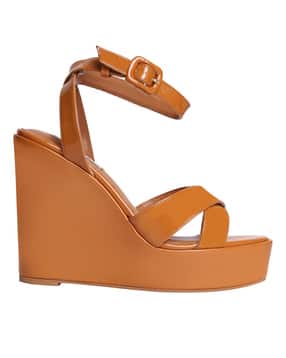 Women Pinnacle-In Criss-Cross Strap Wedges-image-32
