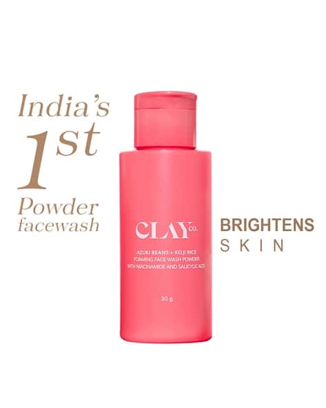 Clayco. Face Wash Powder with Azuki Beans Koji Rice Salicylic Acid And Niacinamide