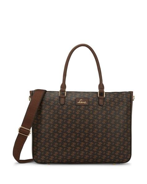 Lavie Women Logo Print Tote Bag with Detachable Strap