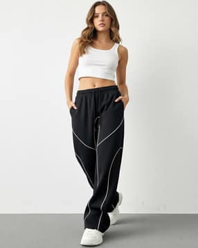 clafoutis Women Striped Track Pants-picture-13
