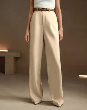 fyre rose Women Straight Fit Flat-Front Trousers-picture-50